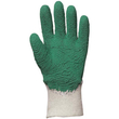 Mártott zöld krepp latex, erős, érdes, szellőző kézhát