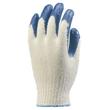 Mártott kék latex kesztyű, kötött, kevertszálas háttal_8