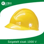Kép 3/3 - Albatros villanyszerelő védősisak 1000v sárga