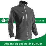 Kép 4/5 - Angara cipzáros polár pulóver szürke