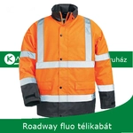 Kép 1/2 - Roadway fluo jólláthatósági télikabát narancs
