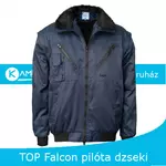 Kép 2/2 - TOP Falcon bélelt pilóta dzseki  kék