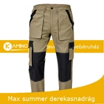 Kép 1/3 - MAX summer derekas nyári nadrág bézs