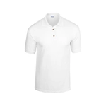 Kép 1/2 - Gildan pique galléros rövidujjas póló fehér