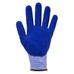 Kép 3/3 - Kék  latex mártott szerelő kesztyű