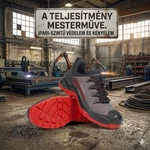 Kép 2/7 - LAVORO GLADE RED S3 HI CI SRC védőcipő
