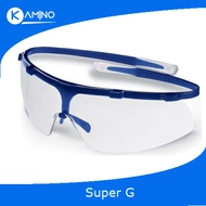 Uvex super g munkavédelmi védőszemüveg ,kék keret, víztiszta lencse