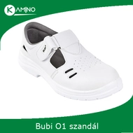 Bubi O1 FO SRC fehér munkavédelmi szandál