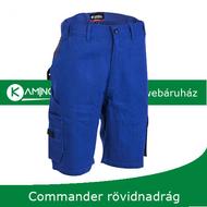 Commander munkanadrág bermuda 100% pamut kék