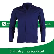 Industry sötétkék kabát, 65%pes-35%pamut, 245g