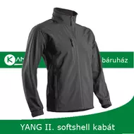 Yang II férfi softshell  kabát fekete