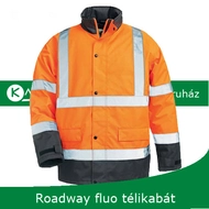 Roadway fluo jólláthatósági télikabát narancs