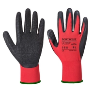 A174 flex grip latex glove