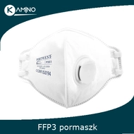 P351 ffp3 szelepes, félbehajtható légzésvédő munkavédelmi maszk