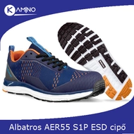 Albatros AER55 kék-narancs S1P ESD HRO SRA munkavédelmi cipő