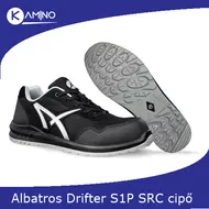 Albatros Drifter fekete S1P SRC munkavédelmi cipő