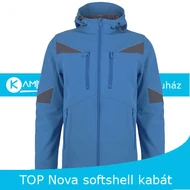 TOP NOVA softshell munkakabát kék