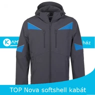 TOP NOVA softshell munkakabát szürke