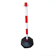 Tartóoszlop + vizes talp piros/fehér