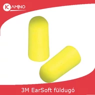 3m ES-01-001 Earsoft munkavédelmi füldugó neon sárga