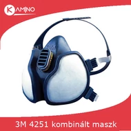 3M 4251 FFA1P1 gáz-gőzszűrő félálarc