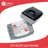 3M 6038 P3 szűrőbetét, mérgező részecskék+hf ellen