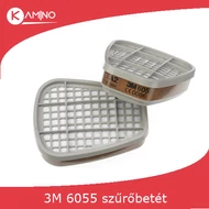 3M 6055 A2 gázszűrő betét szerves gőzök ellen