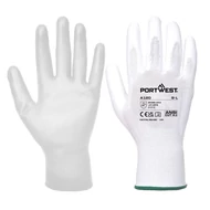 Portwest A120 nylon kesztyű pu tenyérmártott fehér