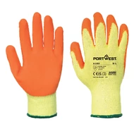 Portwest A150 mártott latex kesztyű (a100 öko verzió) narancs színű