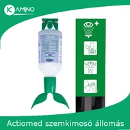 Actiomedic EYE CARE TWIN Single I fali szemkimosó állomás 500 ml TWIN 0.9% nátrium-klorid oldattal