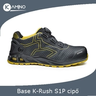 Base K-Rush munkavédelmi cipő s1p hro src fekete-sárga