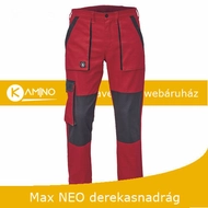 MAX derekas nadrág piros-fekete
