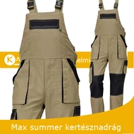 MAX summer nyári kertésznadrág bézs