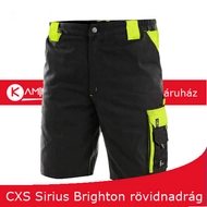 Sirius Brighton rövidnadrág fekete-sárga