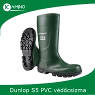 Dunlop Work-it S5 zöld PVC védőcsizma