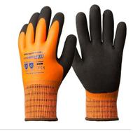 Eurowinter téli bélelt kesztyű, latex tenyér+csb réteg