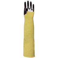kötött sárga kevlar karvédő, hő- és vágásbiztos_55 cm