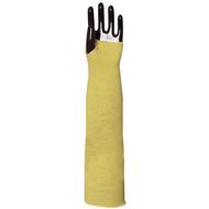 kötött sárga kevlar karvédő, hő- és vágásbiztos_55 cm