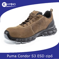 Puma Condor barna S3 ESD védőcipő