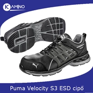 Puma Velocity 2.0 black S3 ESD munkavédelmi cipő