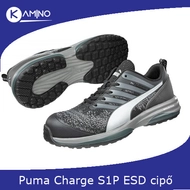 Puma Charge black S1P ESD munkavédelmi cipő