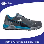 Puma Airtwist grey S3 ESD munkavédelmi cipő