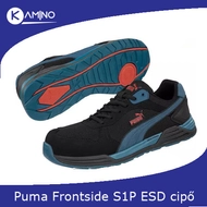 Puma Frontside fekete-kék S1P ESD munkavédelmi cipő