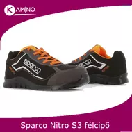 Sparco NITRO DIDIER munkavédelmi cipő S3 fekete-szürke
