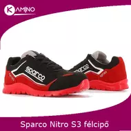 Sparco NITRO MARCUS munkavédelmi cipő S3 fekete-piros