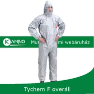 Tychem f szürke vegyszerálló overal