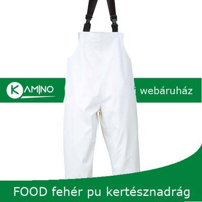 Food fehér pu mellesnadrág