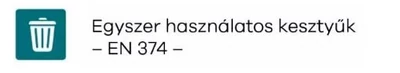 Egyszerhasználatos kesztyűk - eldobható kesztyű
