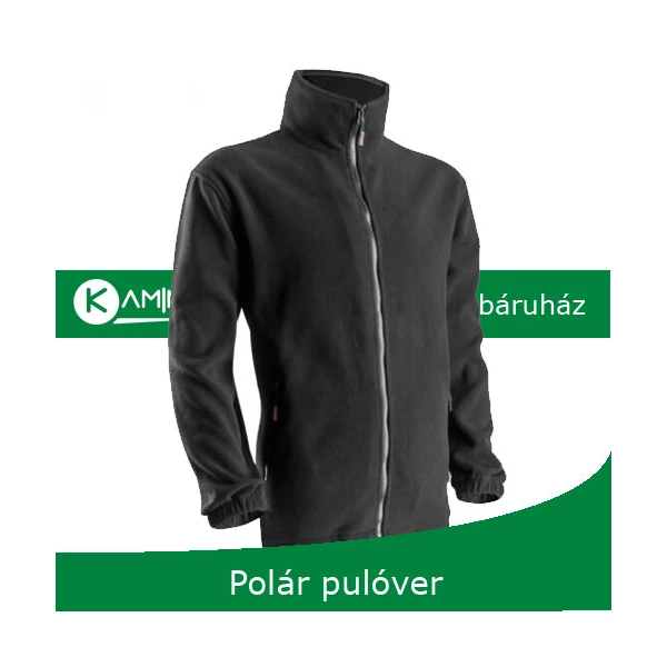 Polár pulóver cipzáros