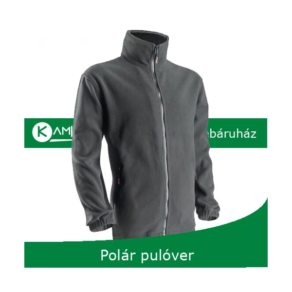 Polár pulóver cipzáros